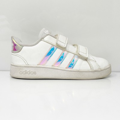 

Adidas Boys Grand Court FW1276 Белая повседневная обувь Кроссовки Размер 9K, Белый, Grand Court