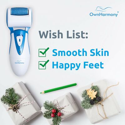 Electric Callus Remover & Rechargeable Pedicure Tools CR900 by Own Harmony w/...