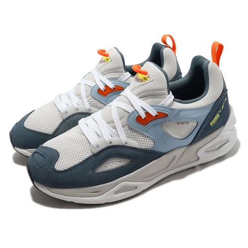 

Puma TRC Blaze Nimbus Cloud Grey White Мужская повседневная обувь для образа жизни 384958-10, Trc Blaze