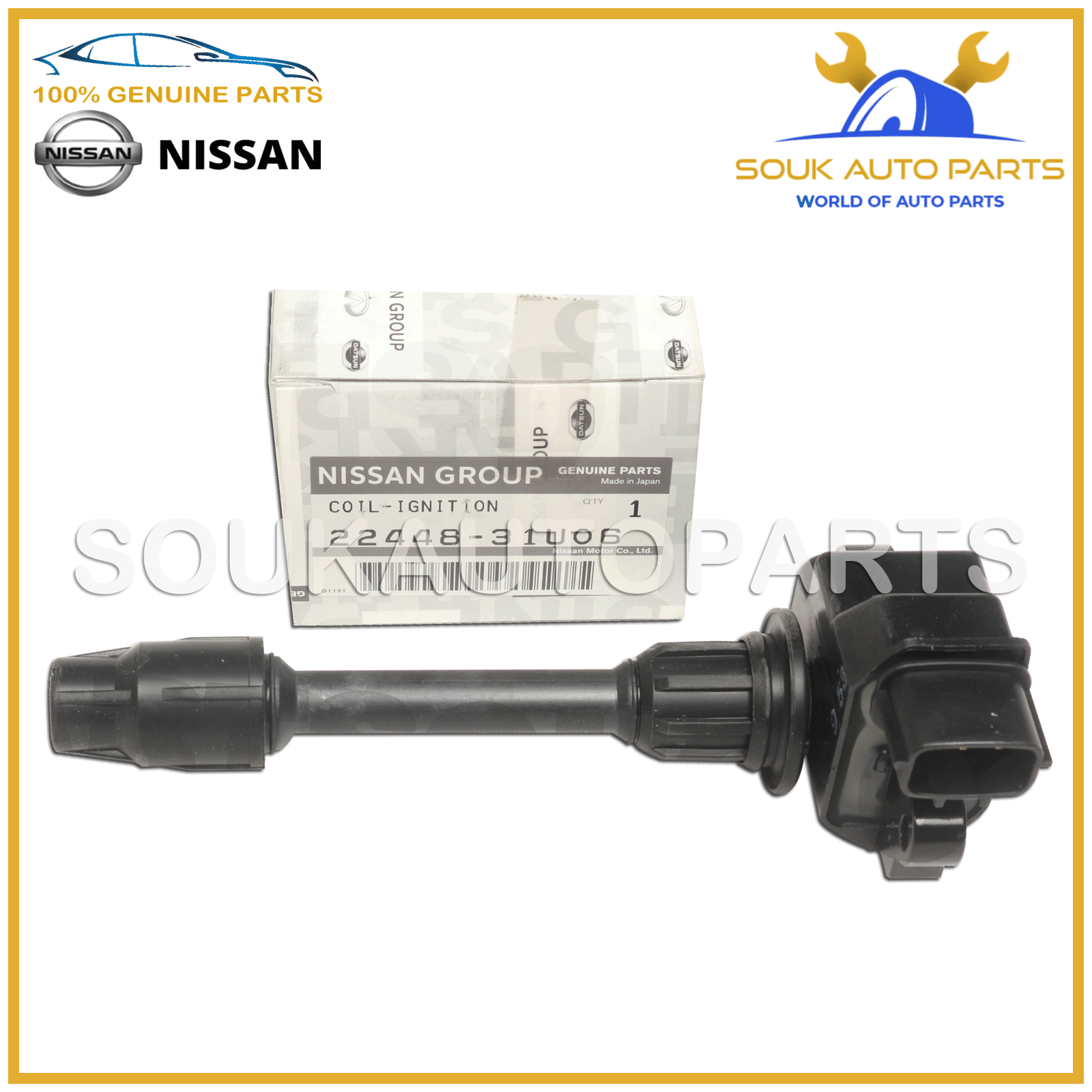 22448-31U06 Genuine Nissan COIL ASSY-IGNITION 2244831U06 OEM