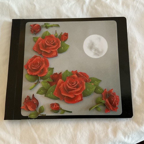 6"x6" Forever Love  Themed Scrapbook Mini Album Holds 10 Pages Never Used