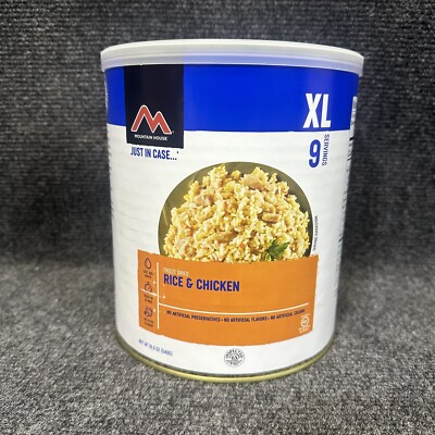 Mountain House XL #10 Can Rice & Chicken Freeze Dried Survival & Emergency Food