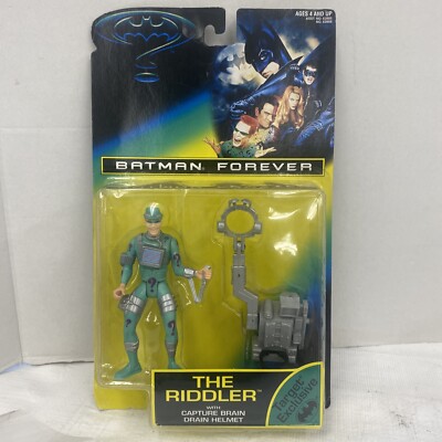Kenner Batman Forever The Riddler w/Capture Brain Drain Helmet Target Exclusive