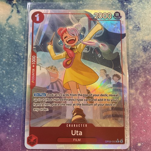 One Piece CCG Uta OP09-002 R Parallel Alt Emperors in the