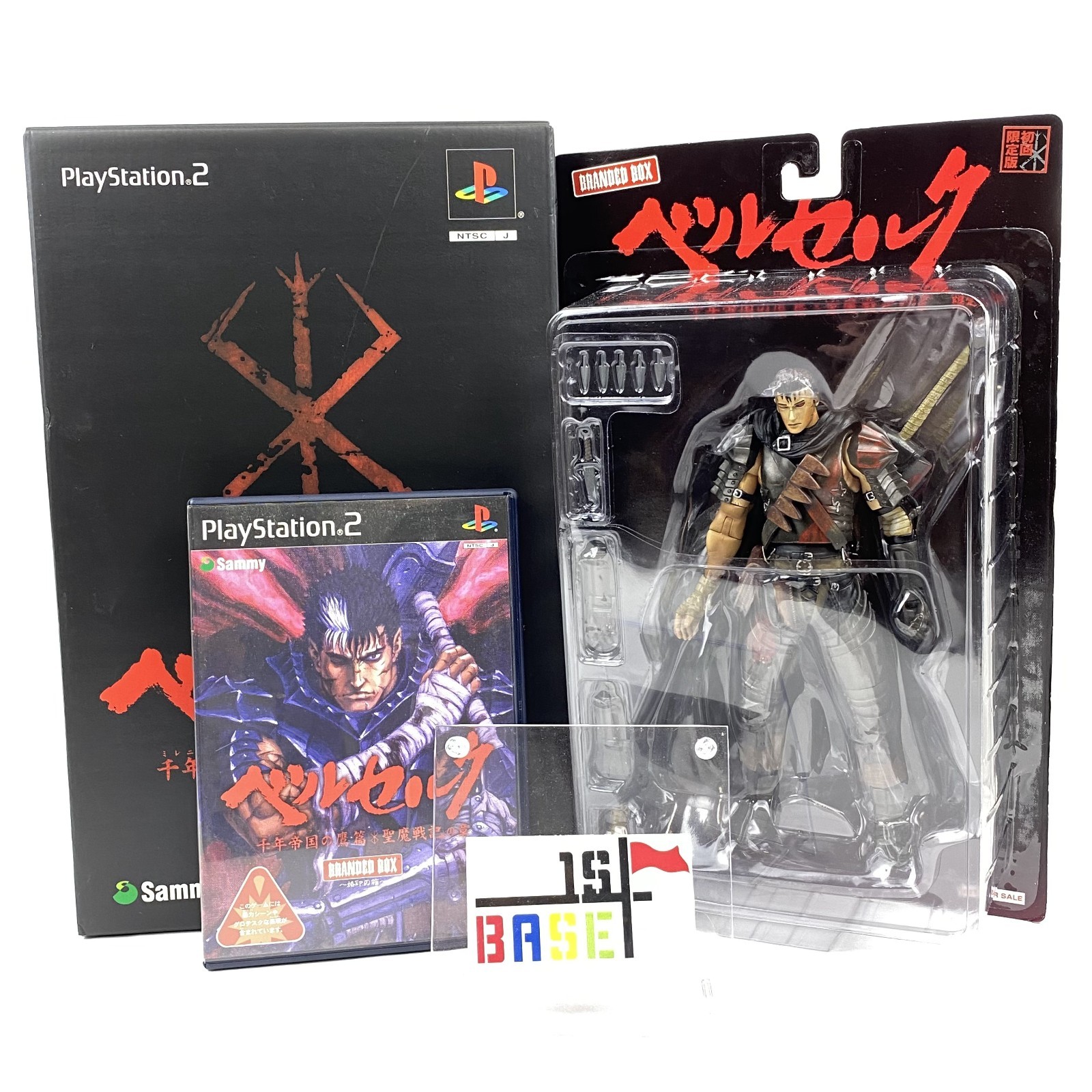 【未開封】PS2初回限定版 ベルセルクフィギュア BRANDED BOX PS2 Berserk Millennium Falcon Branded Box Japanese Game Guts