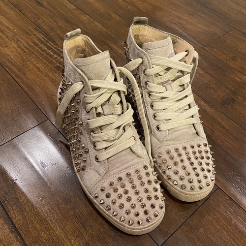 Christian Louboutin スエード サイズ36.5 クリスチャン・ルブタン スウェードパンプス 36.5
