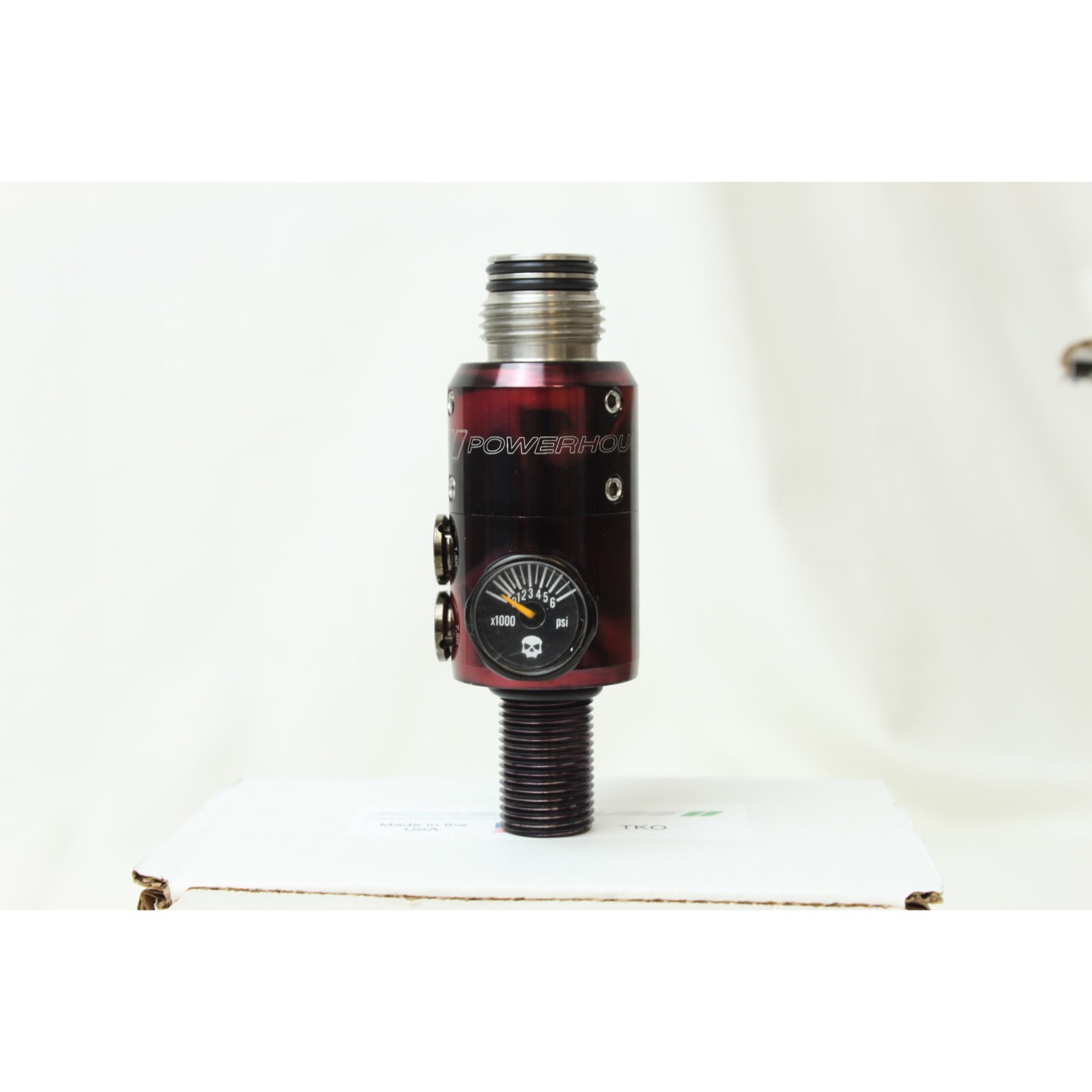 Infamous Powerhouse TKO Regulator - Mid Body - Black / Red