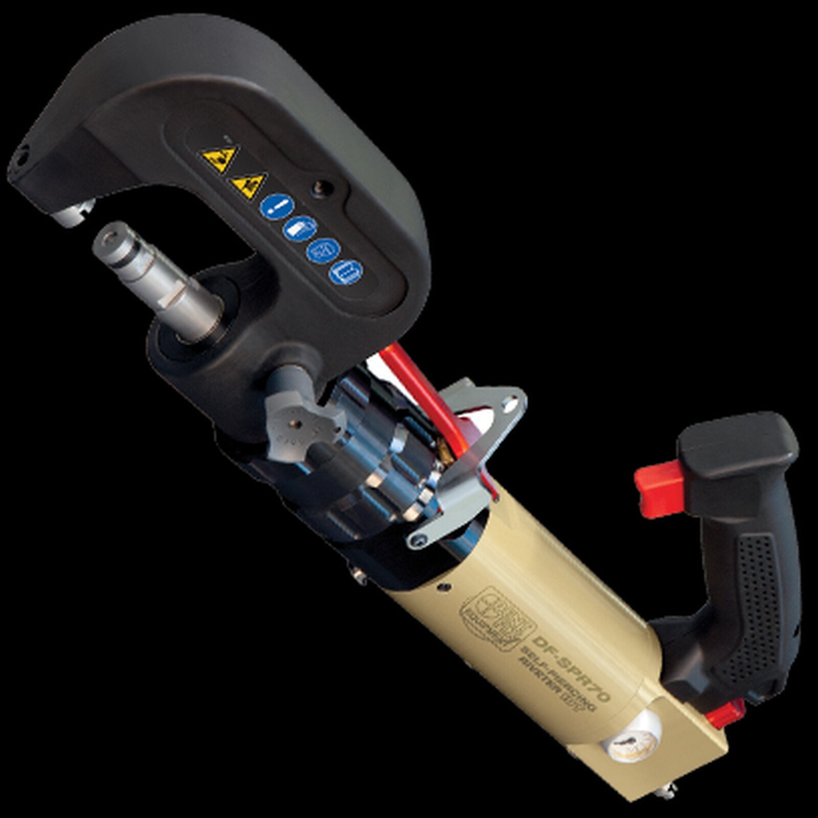 Spitznagel Dent Fix DF-SPR70: Self-Piercing Riveter for aluminum