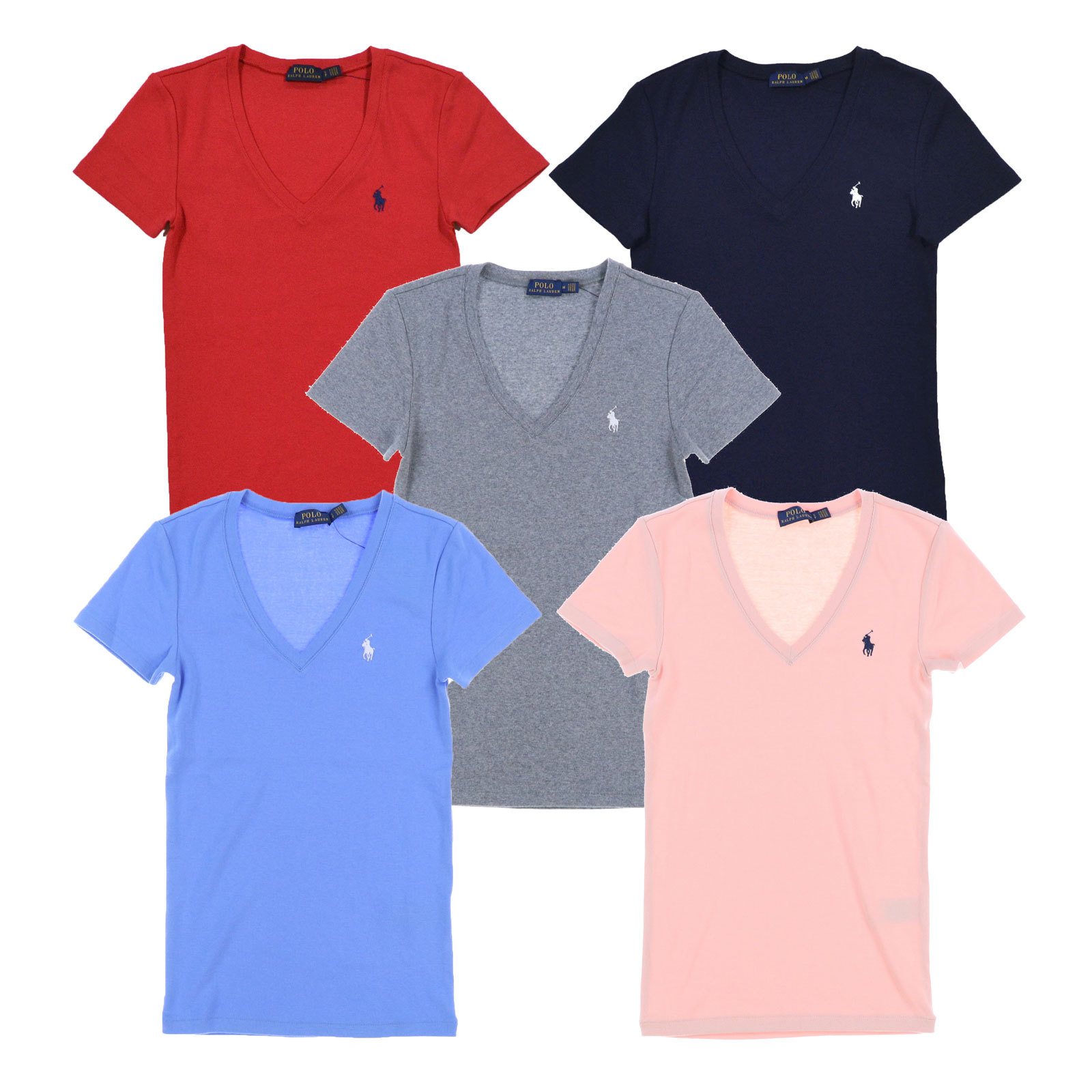 polo ralph lauren women's v neck t shirts