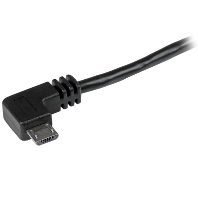 Startech.com 2m 6 Ft Micro-usb Cable With Right-angled Connectors - M/m - Usb A