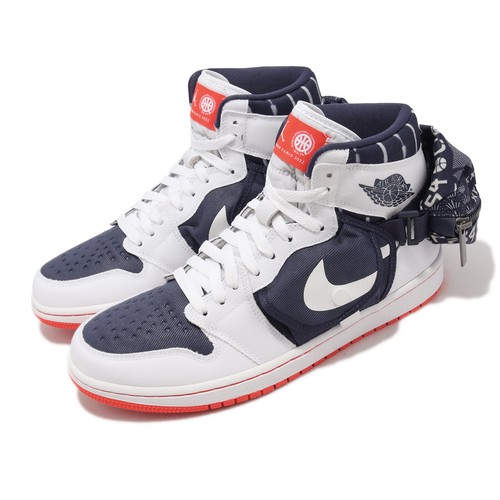 

Мужские кроссовки Nike Air Jordan 1 Utility Q Stash Quai 54 2022 White AJ1 Casual DV1717-100, Белый, Air Jordan 1 Utility Q