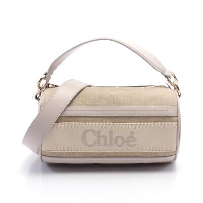 Chloe WOODY TUBE Hand bag CHC24AS682L17084 Fabric leather