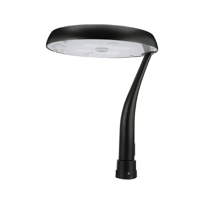 GAMA SONIC Modern Commercial Solar LED Post Light w/ Motion Sensor and Timer