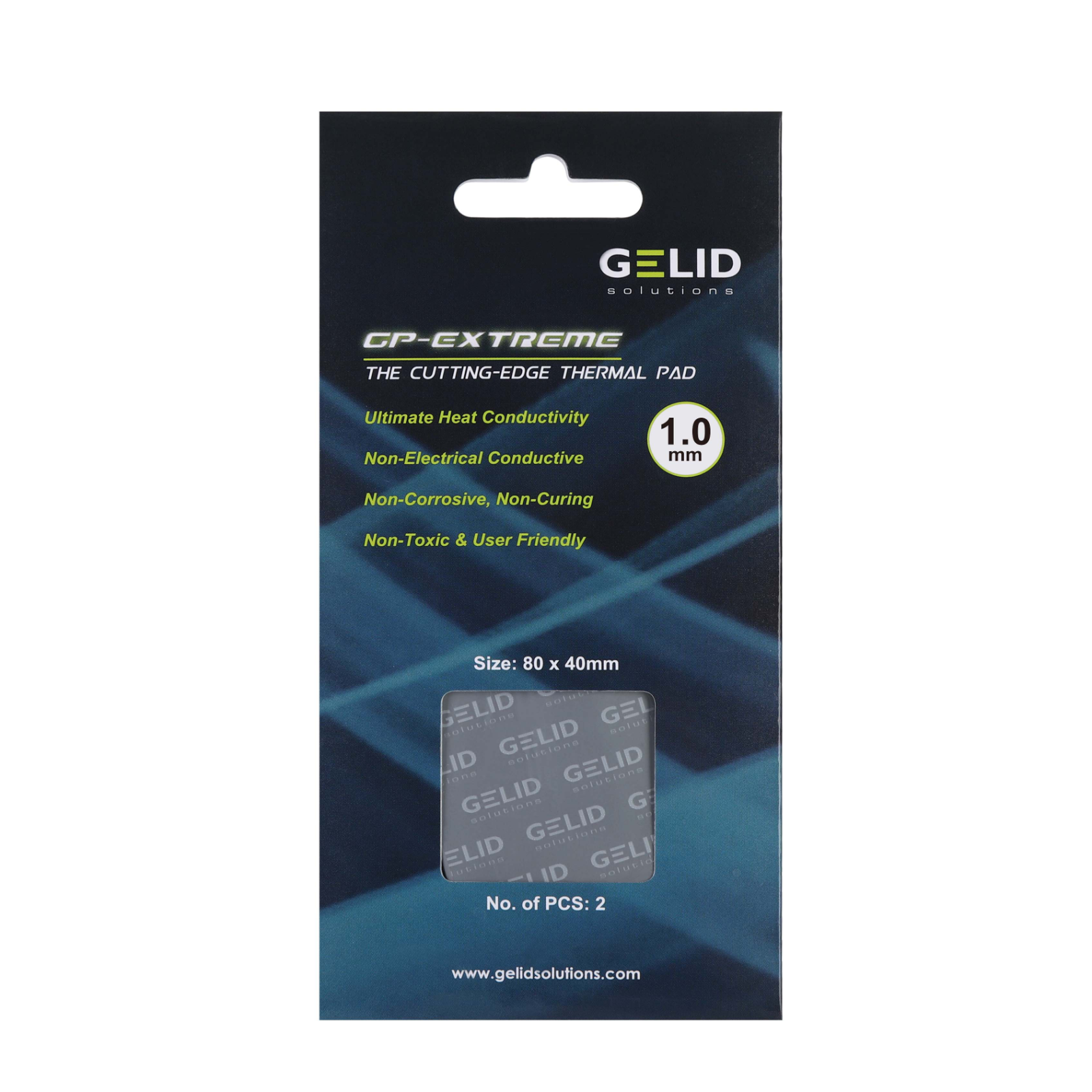 Gelid Solutions GP-Extreme 12W-Thermal Pad 80x40(2pcs) Excellent Heat Conduction