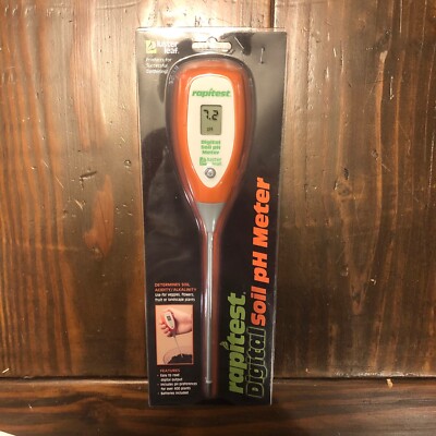 NEW luster leaf Rapitest Digital Soil pH Meter 1845