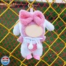 17cm Doll Clothes and Shoes Set, Pink Bunny Clothes Set, 4 PCS Cute Outfits and Shoes Stylish Exquisite Accessories