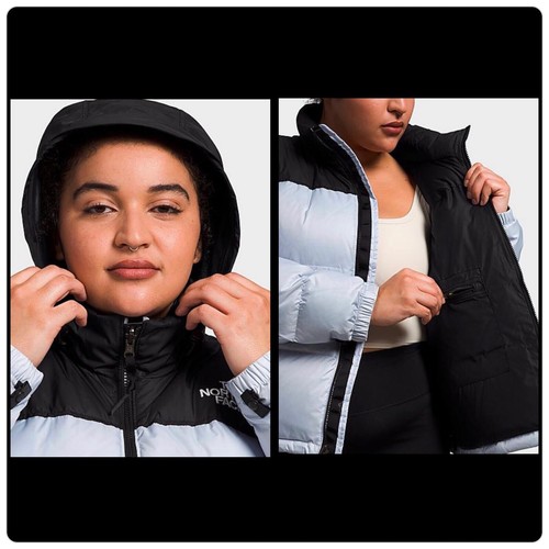 Pre-owned The North Face Women 96 Retro Nuptse Jacket Coat Periwinkle Size Small In Multicolor