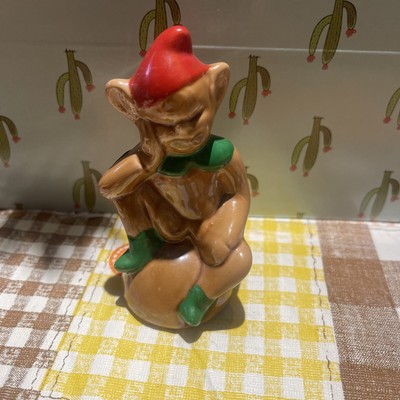 Luf McLech Mead Cornish Pixie Empty Ceramic Miniature Vintage 1970s England