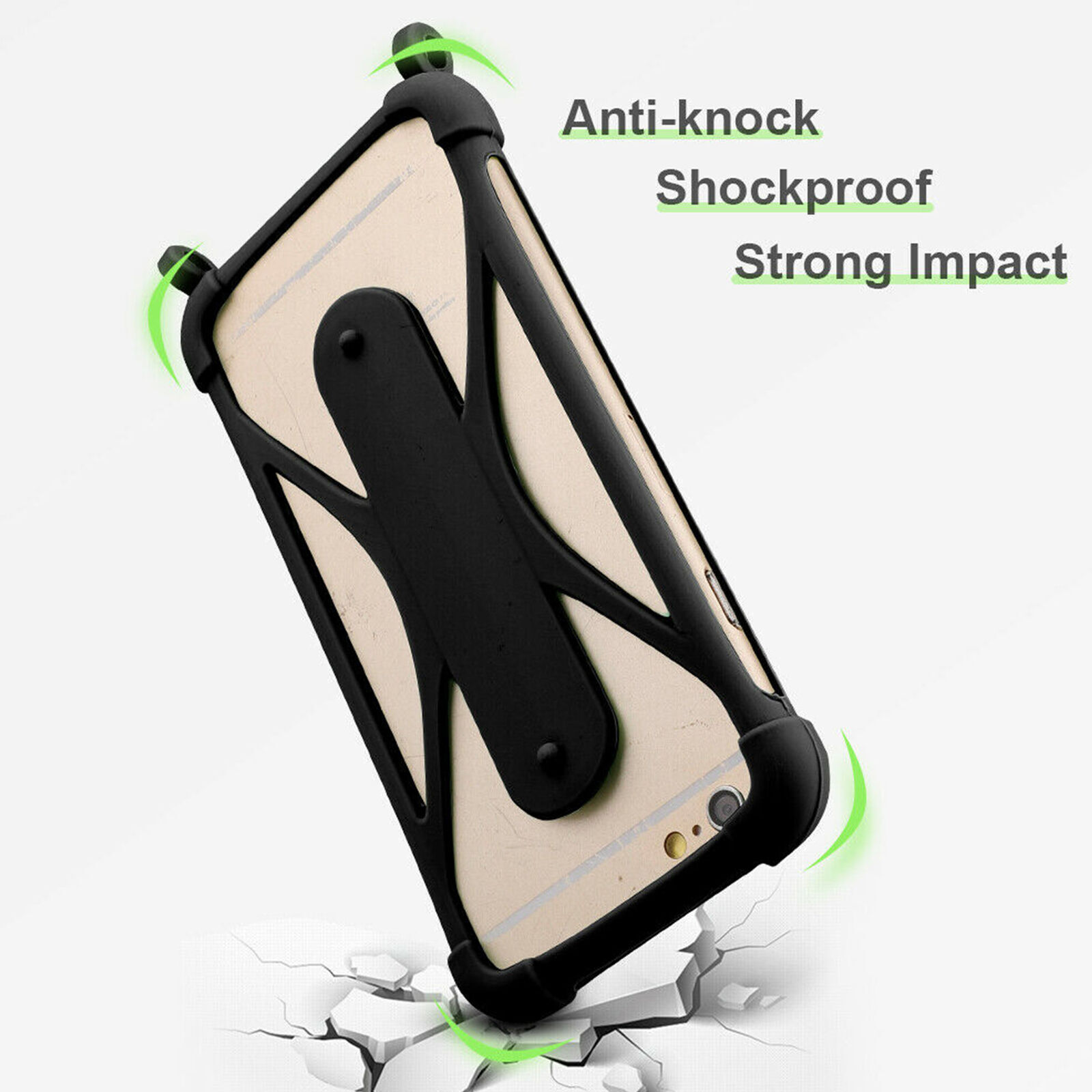 Silicone Lanyard Case Cover Mobile Phone Holder Sling Neck Strap Belts Universal