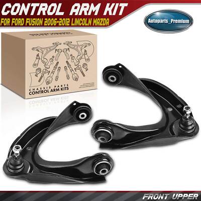 2x Front Upper Control Arm & Ball Joint Assembly for Ford Fusion 2006-2012 Mazda