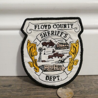 FLOYD COUNTY Sheriff's Dept. Texas  SHOULDER PATCH SHERIFF !!!