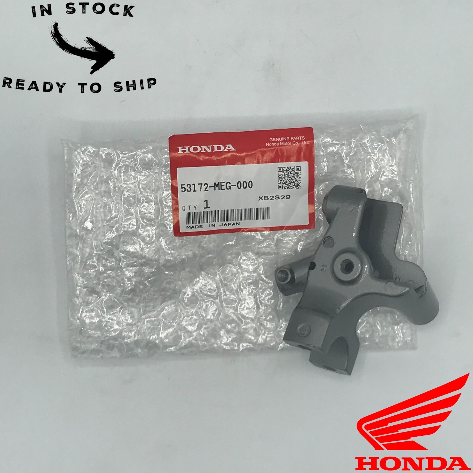 Genuine OEM Honda Clutch Lever Perch Mount Bracket 53172-MEG