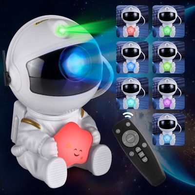 2024 Updated Astronaut Star Projector, Nebula Galaxy Projector Night Light, R...