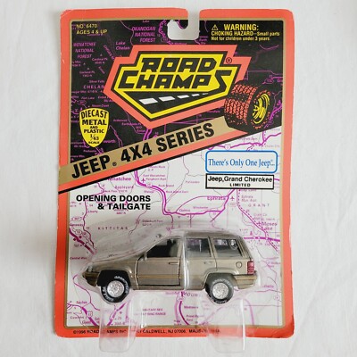 Road Champs 1:43 Jeep Grand Cherokee Limited Diecast (package wear and tear)