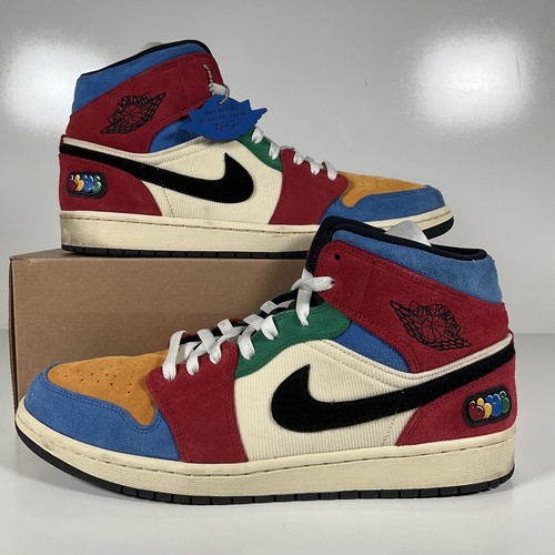 Nike Air Jordan 1 Mid SE Fearless Blue the Great CU2805-100 Size