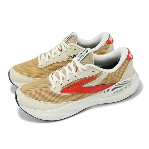 Brooks Adrenaline GTS 24 Taffy Cherry Tomato Black Men Running Shoe 1104371D-296