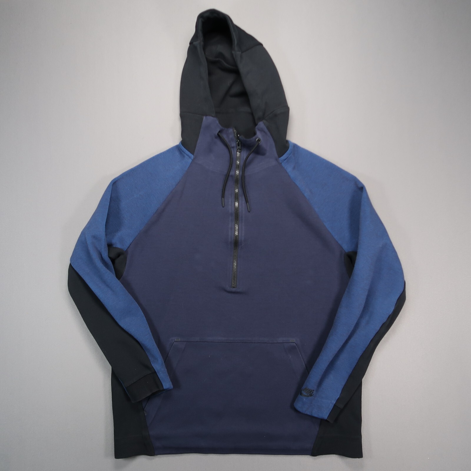 00's NIKE Gimmick Pullover Hoodie テック Nike Pullover Hoodie Sweatshirt Center Swoosh Embroidered