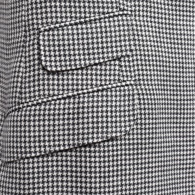 Pre-owned Brunello Cucinelli Men's Wool Blend 3 Button Classic Hounds Tooth Suit In Gray