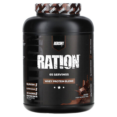 Ration, Whey Protein Blend, Chocolate, 4.84 lbs (2,197 g)