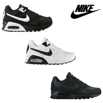 Nike Air Max IVO Trainers Shoes Black White Gym Casual Sports Running Sneakers