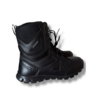 Reebok Mens Tactical Waterproof 8" Sublite Cushion Work Boots 9W men 11 women's