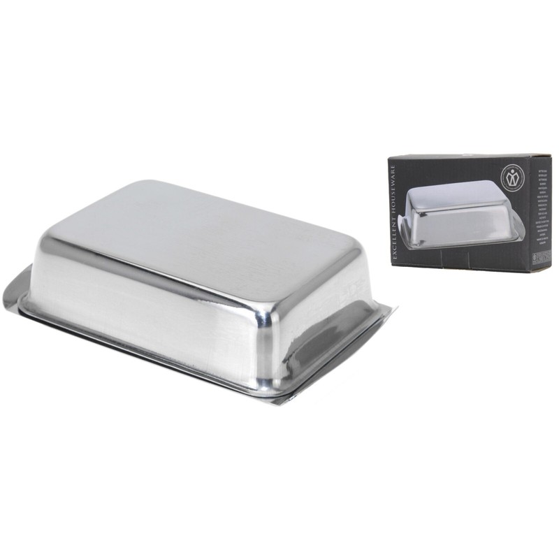 Butterdose Edelstahl Butterglocke ButterbehÃ¤Lter Butterschale