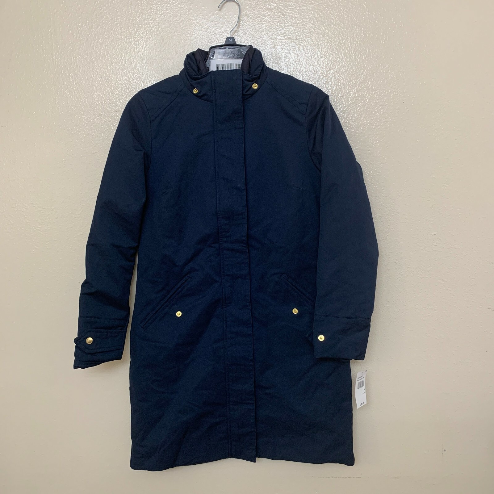 Barbour Bute Parka Jacket 4 US / UK 8 Waterproof Navy Barbour Bute Parka Jacket 4 US / UK 8 Waterproof Navy
