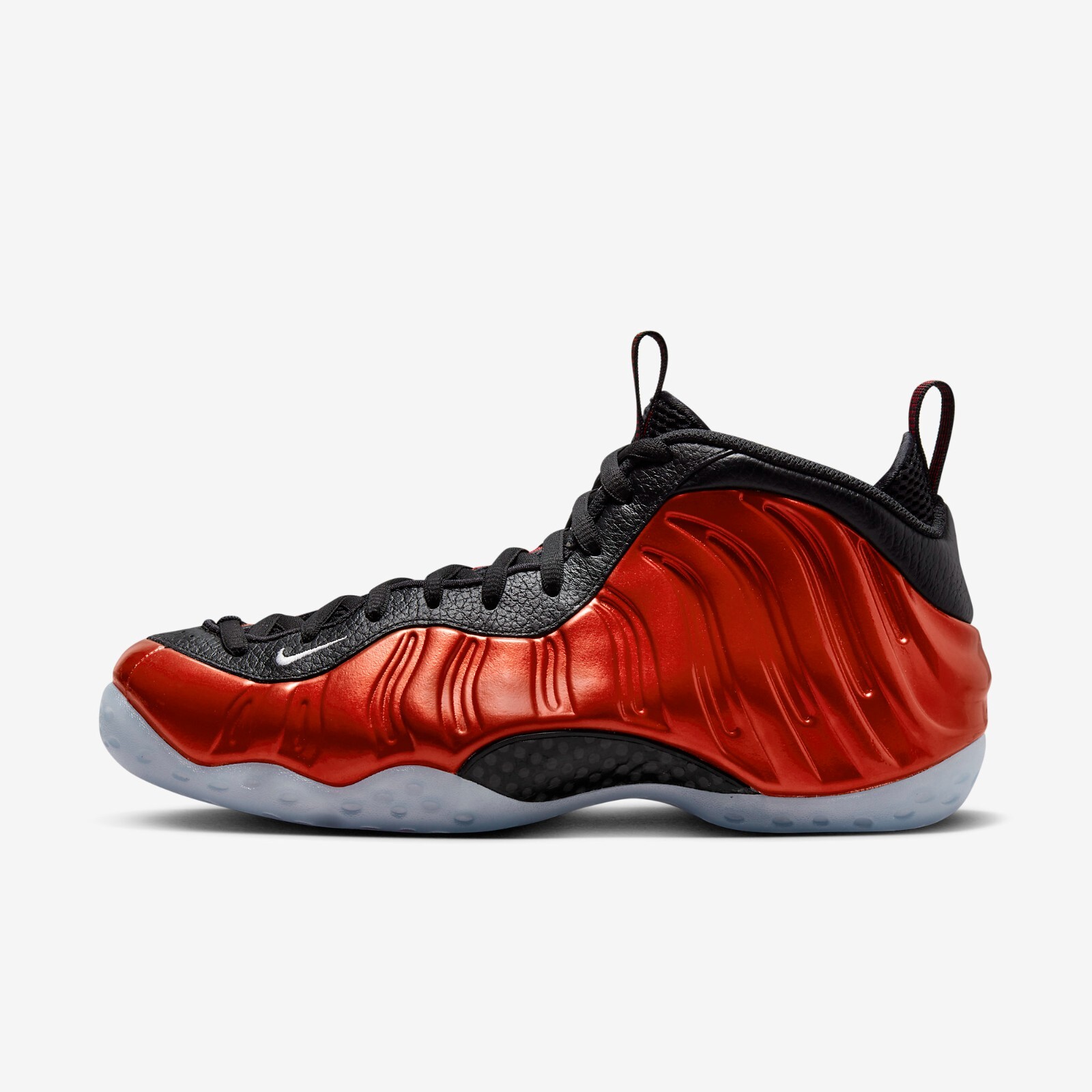 

Кроссовки Nike Air Foamposite One Metallic Red DZ2545-600, Varsity red/black/white, Nike Air Foamposite