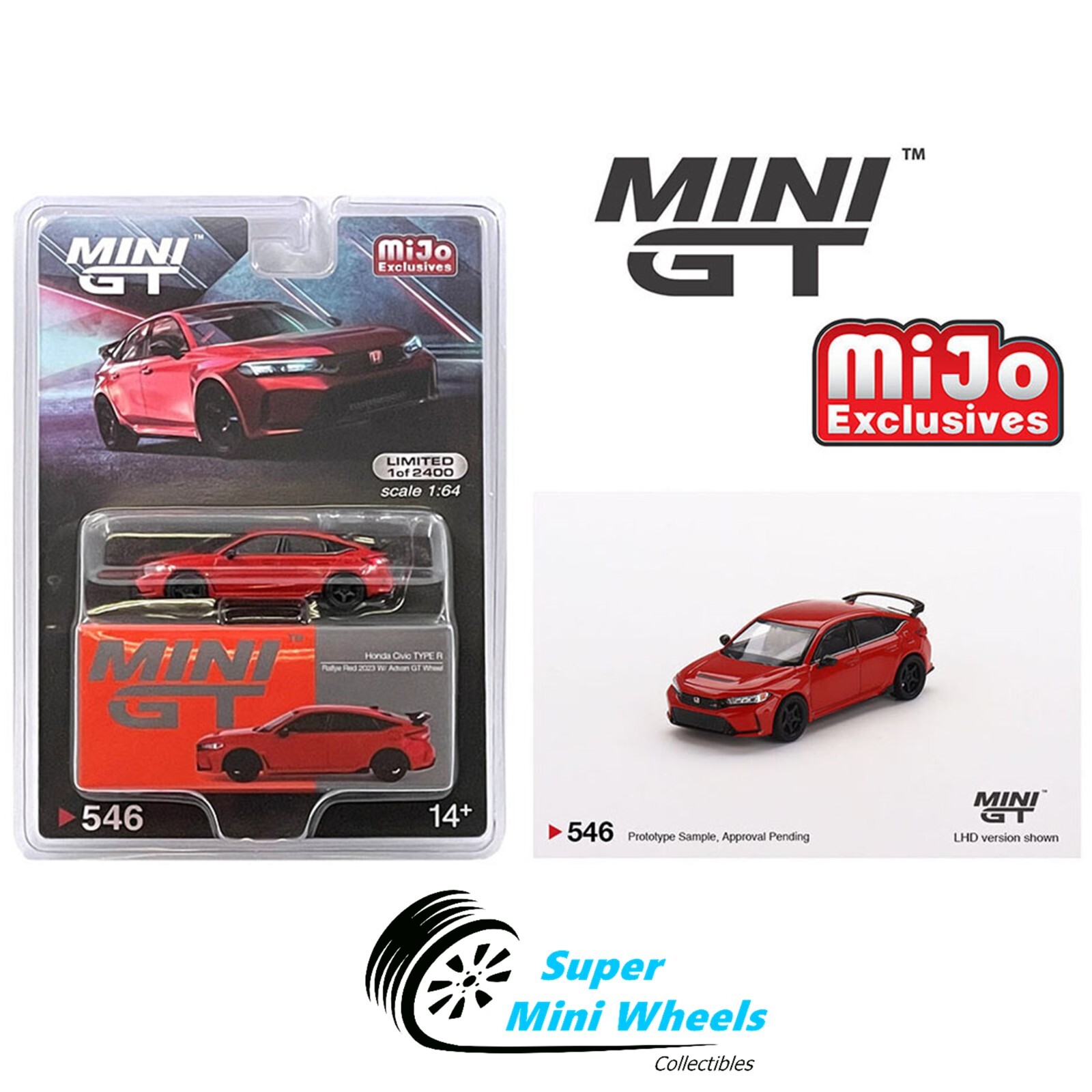 MlNI GT NSX GT-3 Civic Type-R 6台 MINI GT Honda Civic Type R & NSX GT3 ミニカー 2個セット