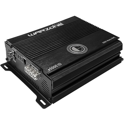 Gravity Warzone BEAST 5000 Watts TRUE RMS Car Amplifier Class D Amp 1/2/4 Ohm
