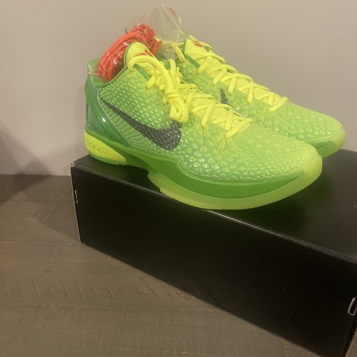 Pre-owned Kobe Vi Protro “grinch” (cw2190-300) Size 10m In Green