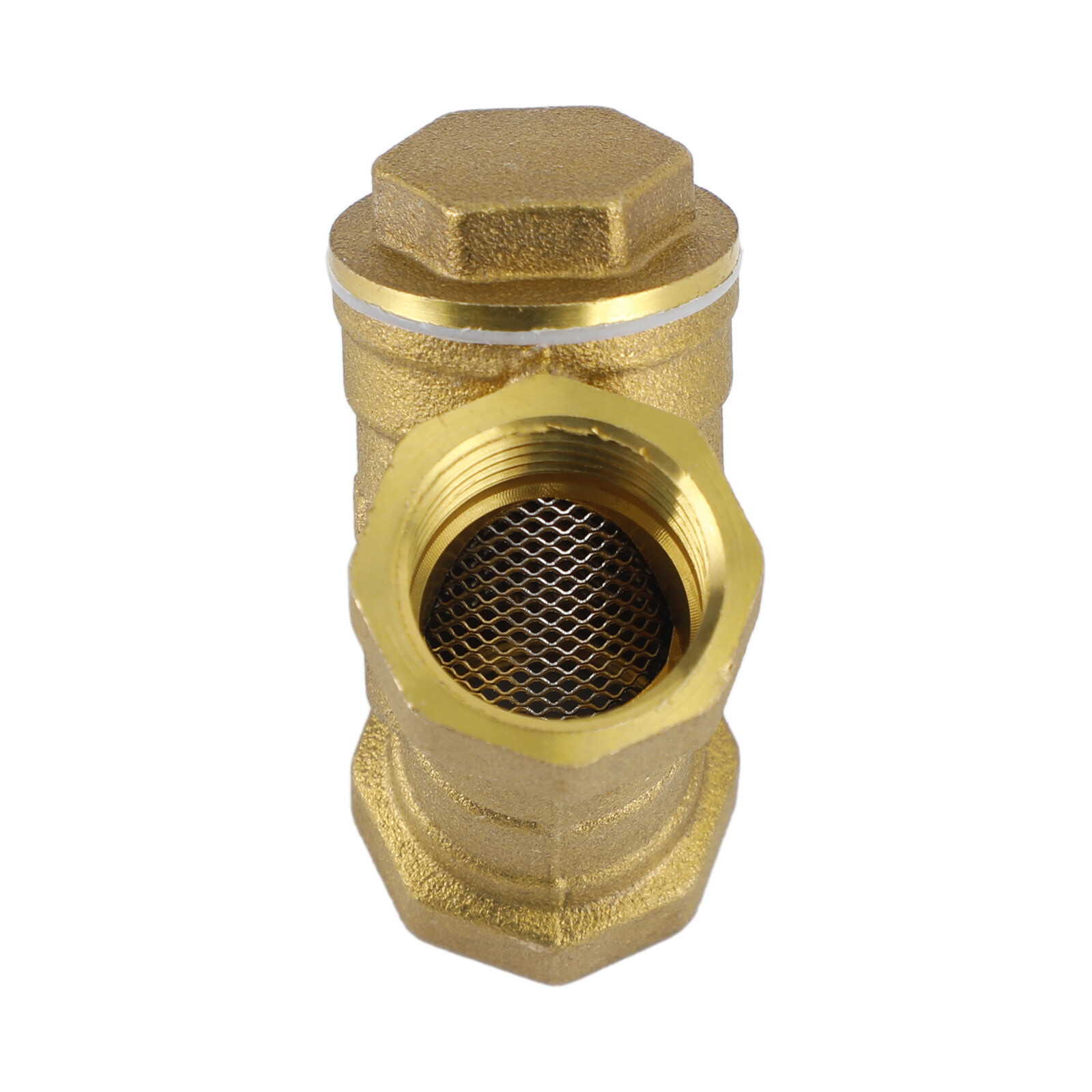 1/2" NPT Thread Y Shaped Brass Strainer Filter Valve Connector For Water Oil UE