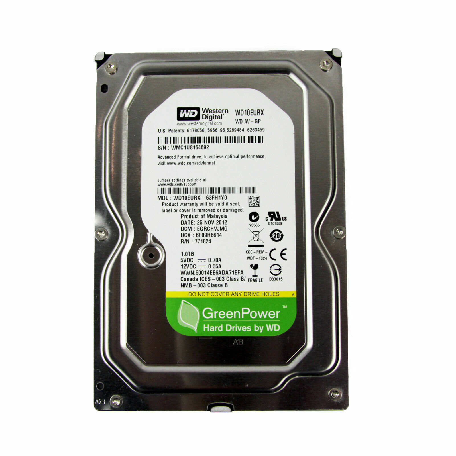 内蔵型HDD1000GB 3.5インチ WD HDD 5台(B910) Amazon.com: Western Digital WD10SPZX Hard Drive 1 TB 2.5