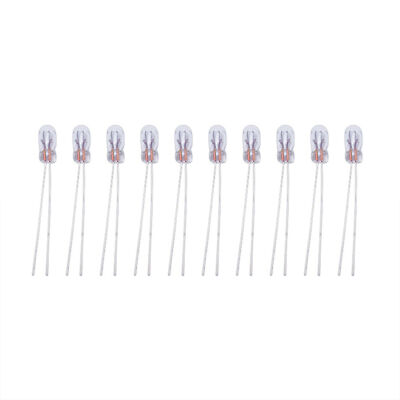10 pcs 12V Car Automobile Instrument Light LED T3 Dashboard White Lights Bulb