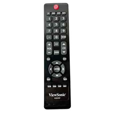ViewSonic RC00295P LED Display TV Remote Control Replacement CDE3200-L CDE4200-L