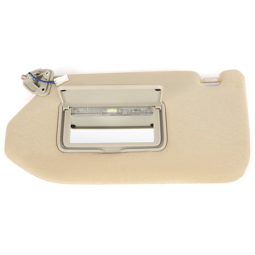 pair Sun Visor Wtih Light For 13-18 Pathfinder 14-17 Infiniti QX60 13 JX35 Beige