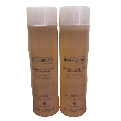 Alterna Bamboo Volume Abundant Volume Shampoo 8.5 oz (2 Bottles) NEW