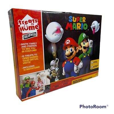 Nintendo Super Mario Treats At Home Halloween 21 Piece 8 figures 13 Accessories