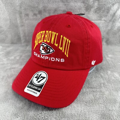  47 Brand Kansas City Chiefs Super Bowl LVII Champions Clean Up Adjustable Hat
