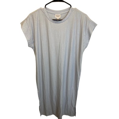Aware by Vero Moda Light Blue Long Length T-Shirt Style Dress Size Medium 